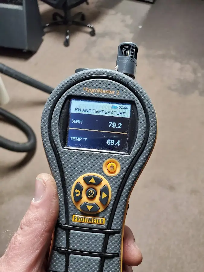 Moisture meter humidity assessment for Fire & Smoke Damage Restoration in Dumfries